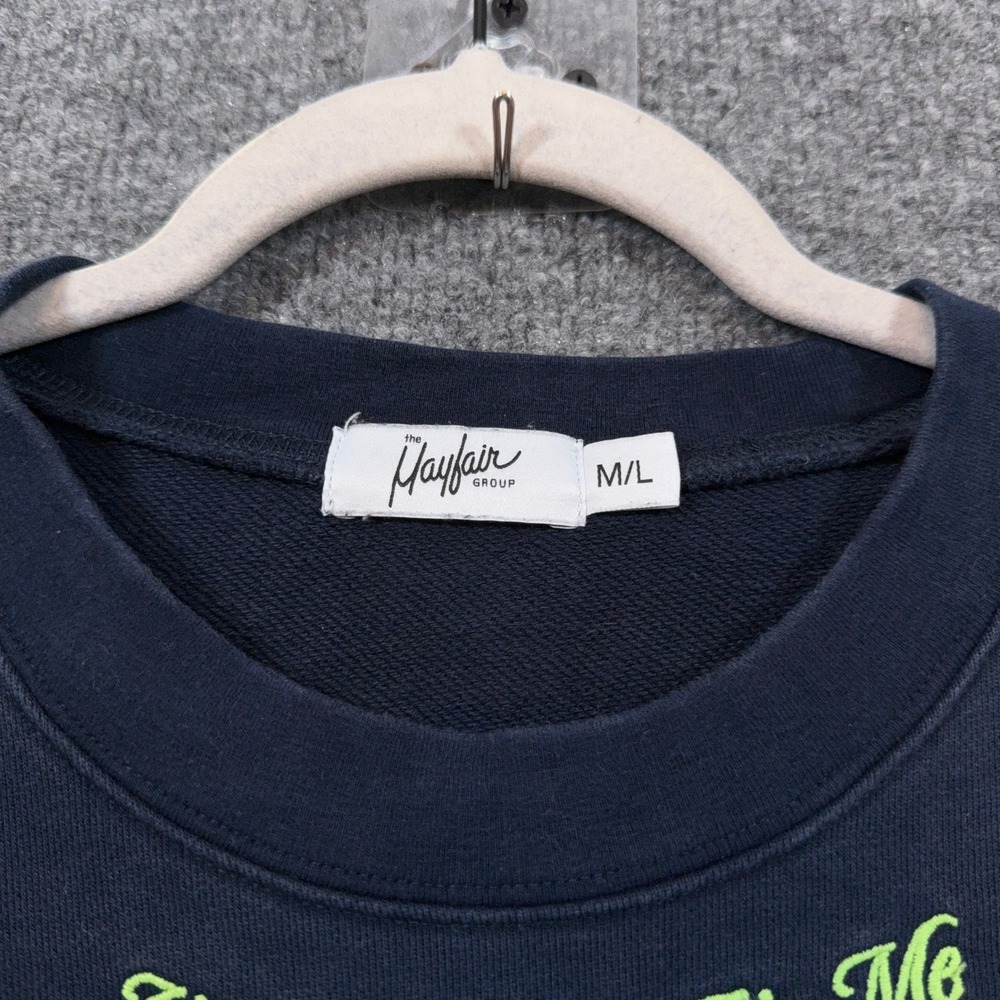 The Mayfair Group Sweatshirt Womens Medium/Large Blue Its Not You Its Me Graphic - Picture 5 of 11